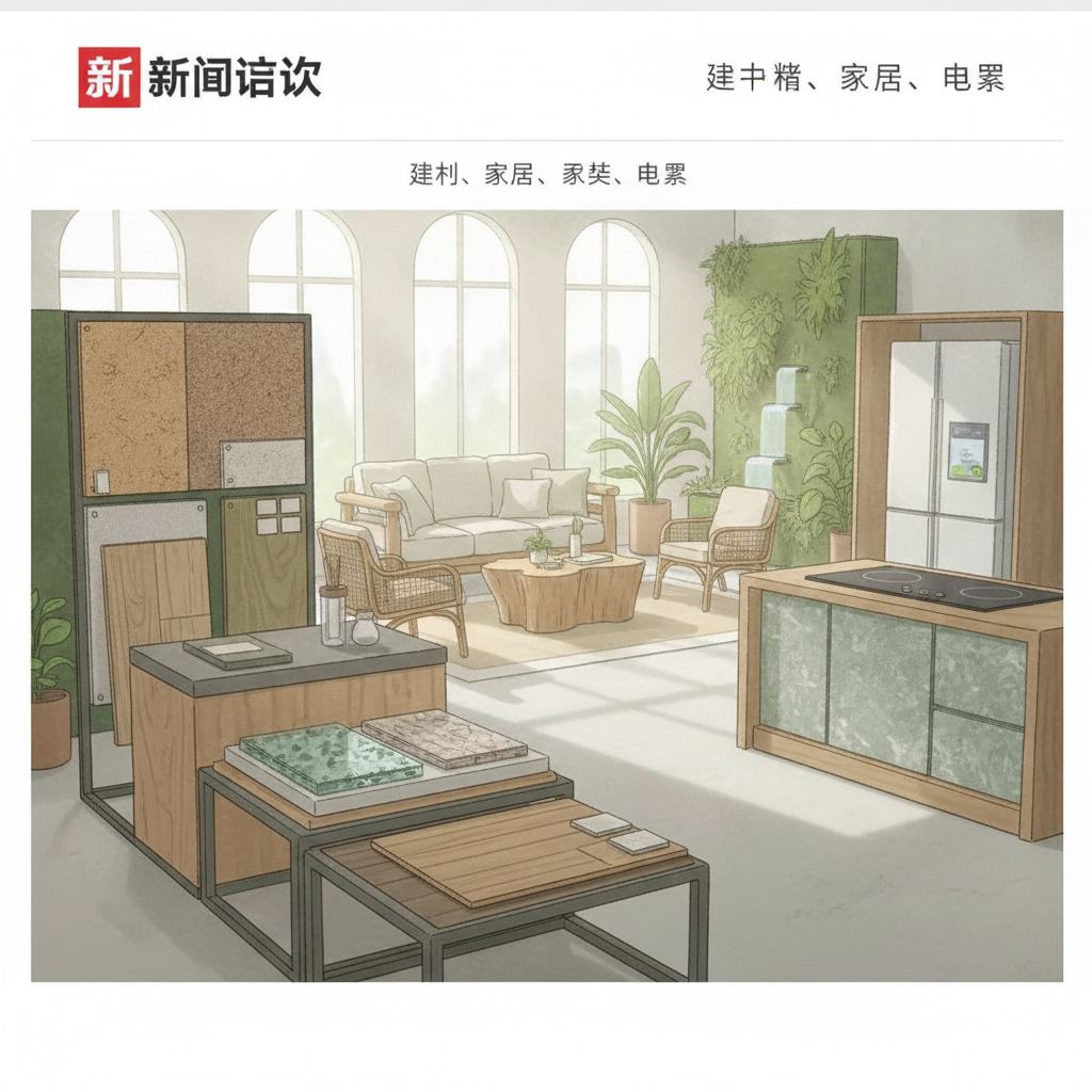 可持续建材展示区